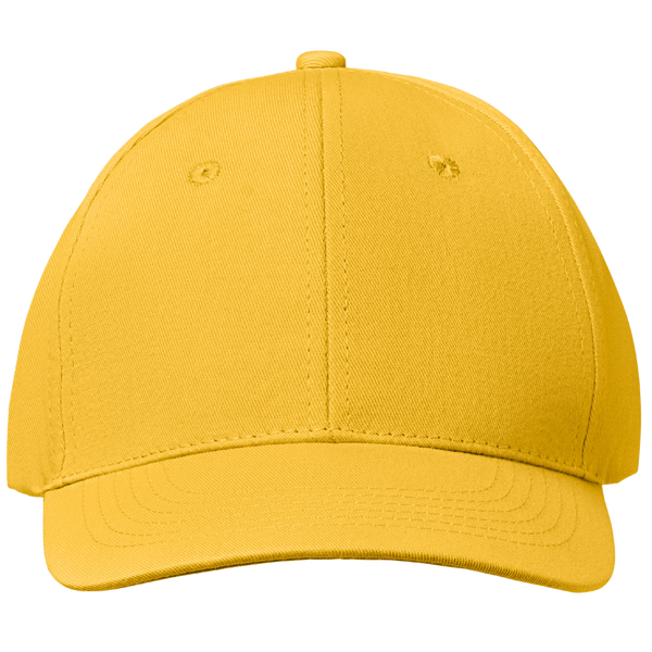 6-Panel Cotton Baseball Cap_YELLOW_front