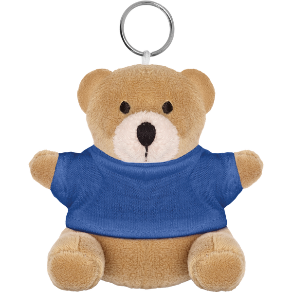 Teddy Bear Plush Keychain_BLUE_front