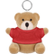 Teddy Bear Plush Keychain_RED_front