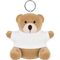 Teddy Bear Plush Keychain_WHITE_front