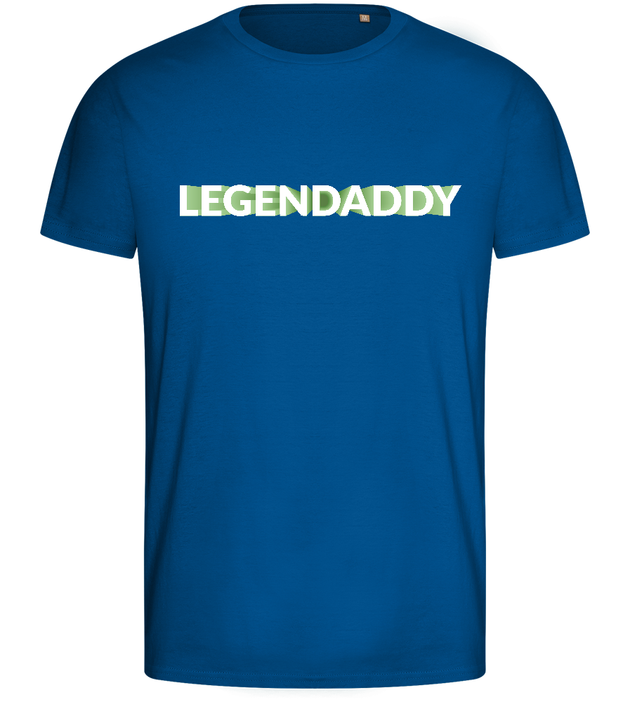 He's A Legendaddy Design - Basic men's fitted t-shirt_ROYAL_front