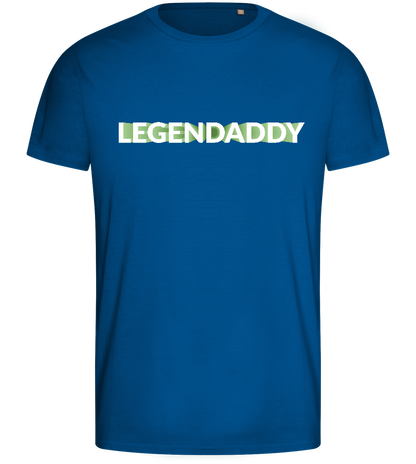 He's A Legendaddy Design - Basic men's fitted t-shirt_ROYAL_front