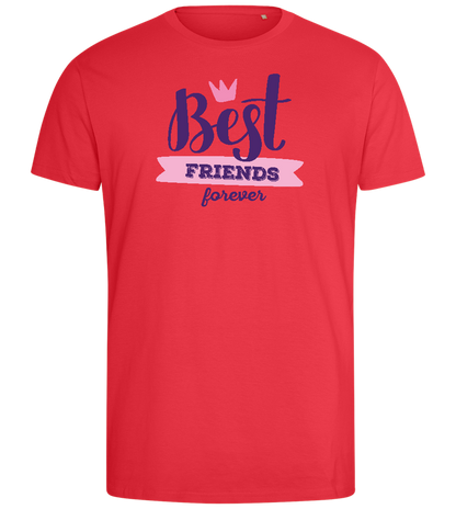 Best Friends Forever 1 Design - Comfort men's fitted t-shirt_BRIGHT RED_front