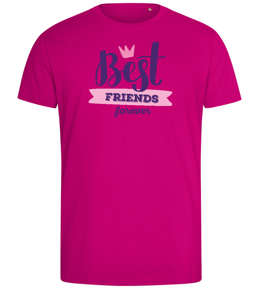 Best Friends Forever 1 Design - Comfort men's fitted t-shirt_FUCHSIA_front