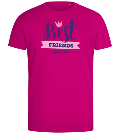 Best Friends Forever 1 Design - Comfort men's fitted t-shirt_FUCHSIA_front