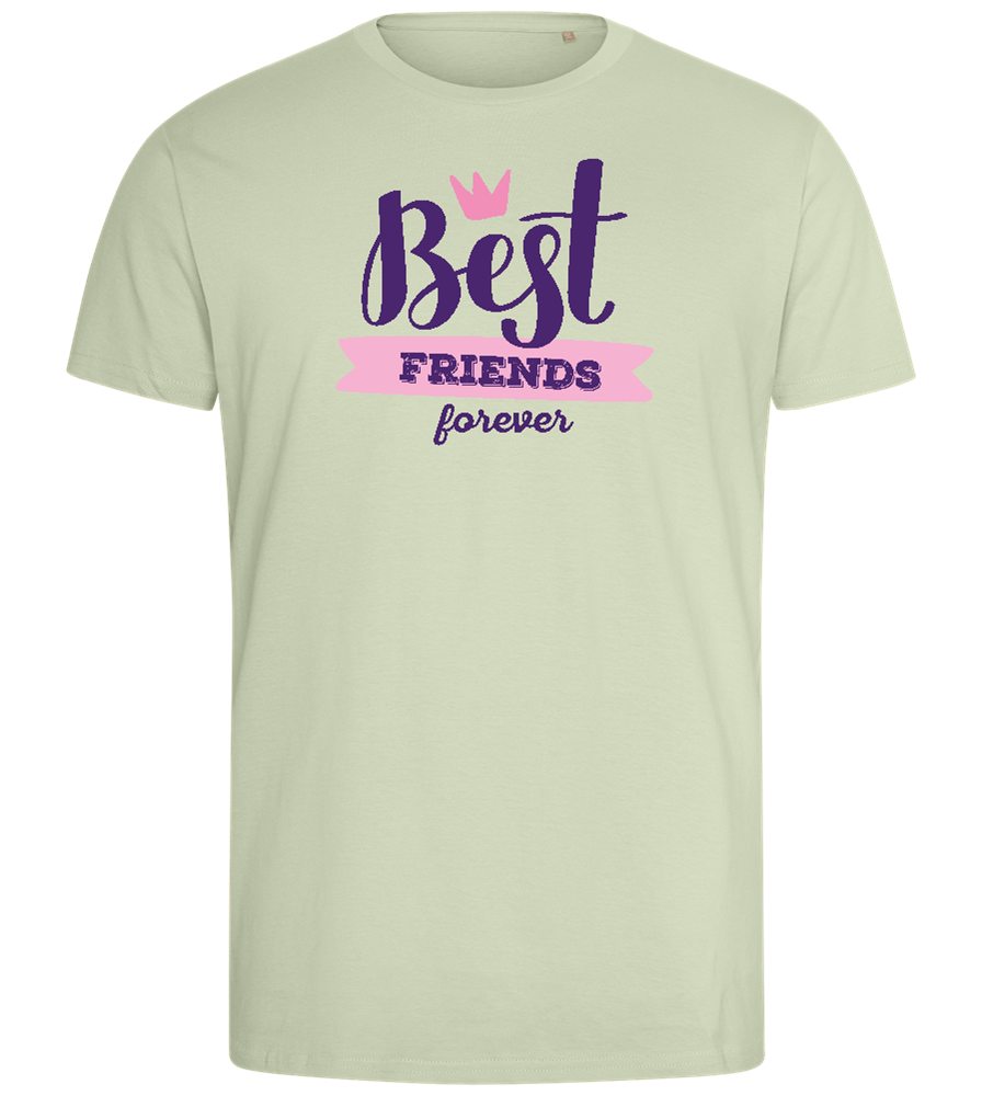 Best Friends Forever 1 Design - Comfort men's fitted t-shirt_SILESTONE_front