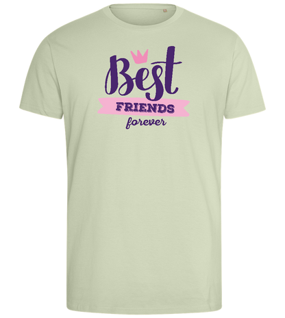 Best Friends Forever 1 Design - Comfort men's fitted t-shirt_SILESTONE_front