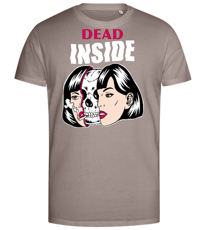 Dead Inside Design - Premium men's close fitting t-shirt_CHARCOAL CHIN_front