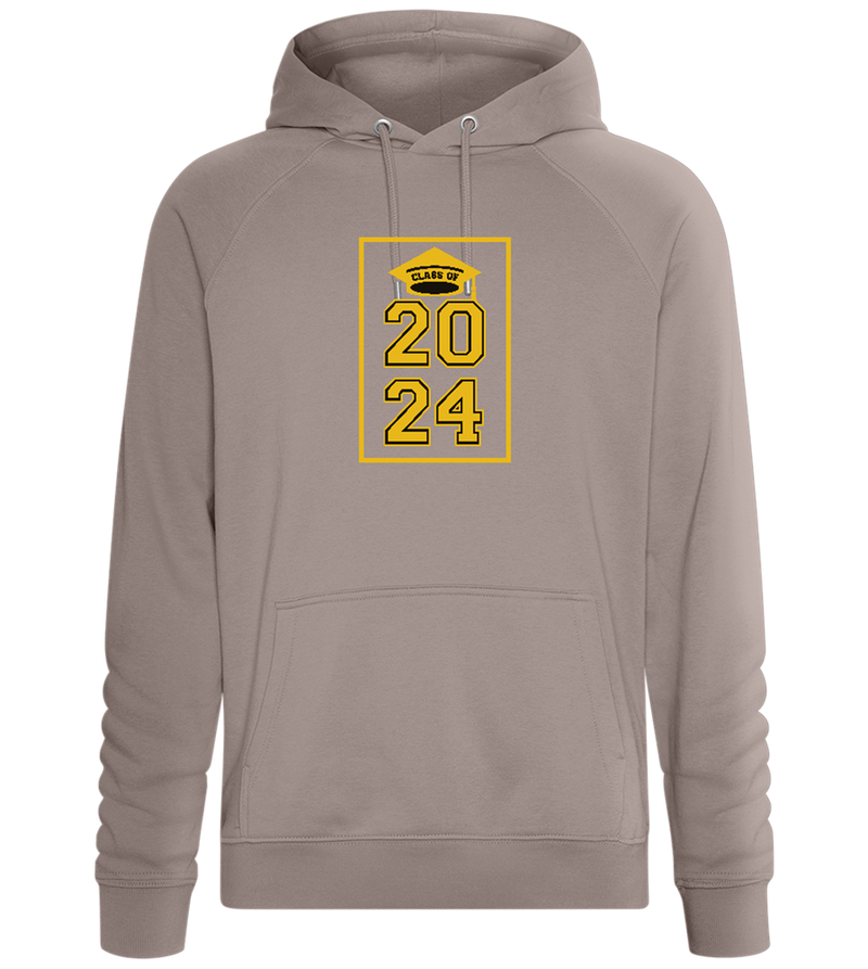 Class of '24 Design - Comfort unisex hoodie_CHARCOAL CHIN_front