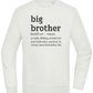 Big Brother Meaning Design - Comfort Essential Unisex Sweater_CREAMY GREEN_front