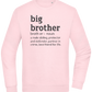 Big Brother Meaning Design - Comfort Essential Unisex Sweater_LIGHT PEACH ROSE_front