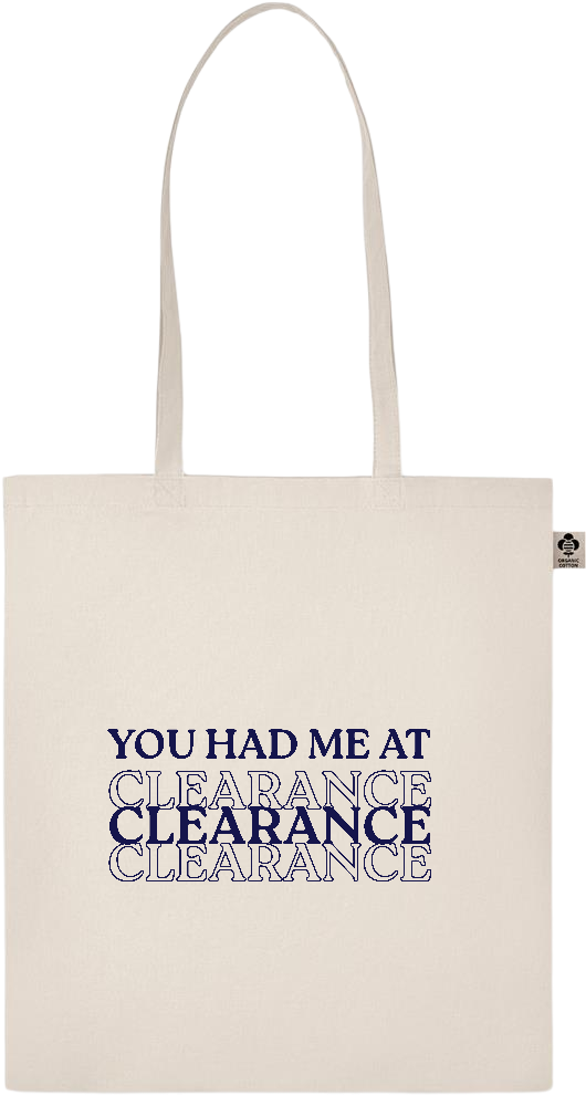 Clearance Design - Basic organic cotton shopping bag_BEIGE_front