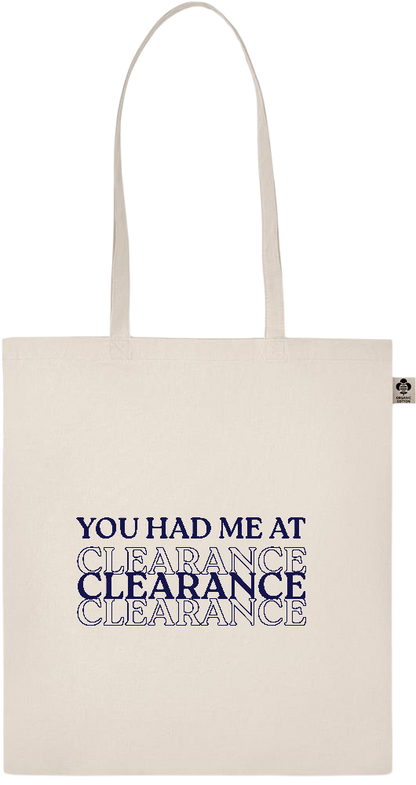 Clearance Design - Basic organic cotton shopping bag_BEIGE_front