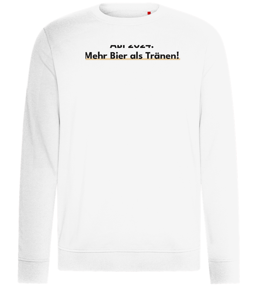 Mehr Bier Als Tränen Design - Comfort unisex sweater_WHITE_front