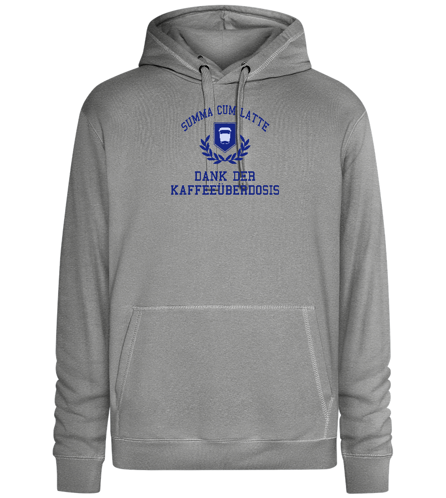 Kaffeeüberdosis Design - Premium unisex hoodie_ORION GREY II_front