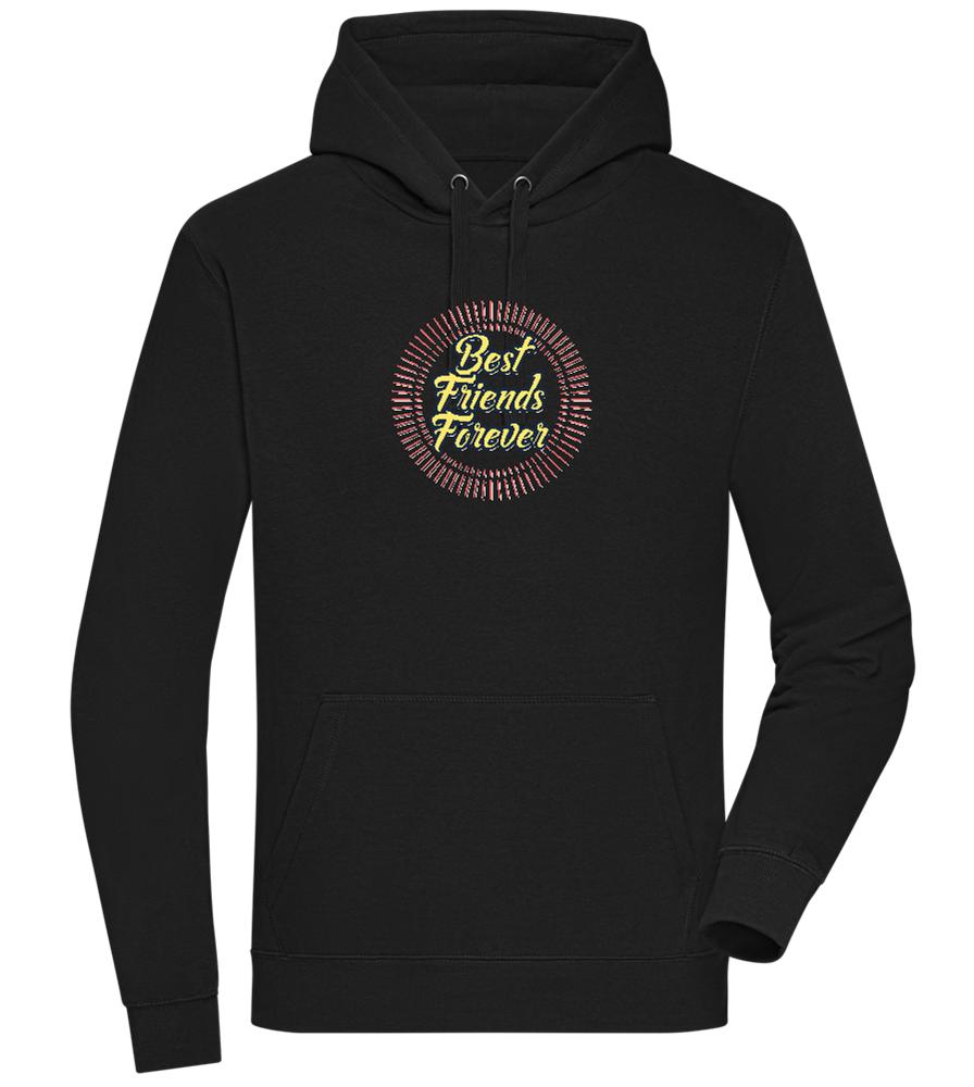 Best Friends Forever Design - Premium unisex hoodie_BLACK_front