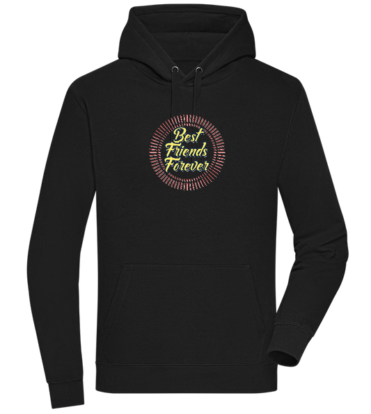 Best Friends Forever Design - Premium unisex hoodie_BLACK_front