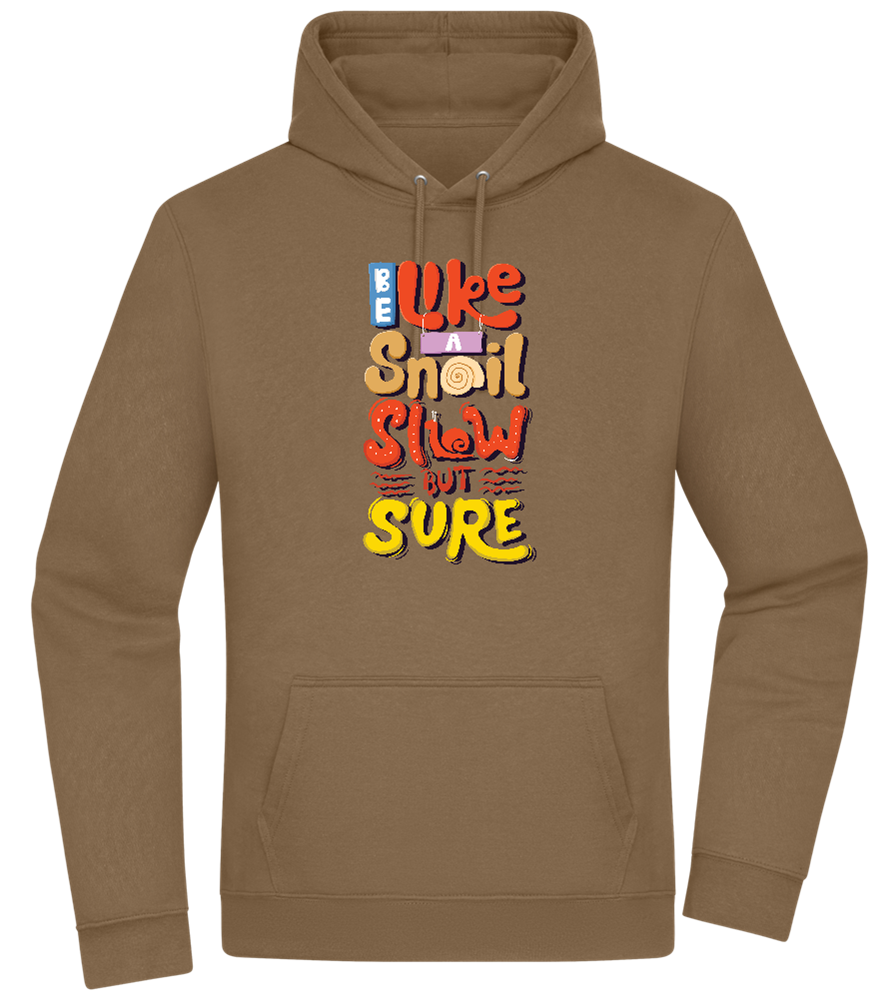 Slow but Sure Design - Premium Essential Unisex Hoodie_ARMY_front