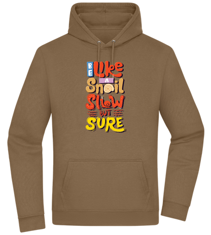 Slow but Sure Design - Premium Essential Unisex Hoodie_ARMY_front