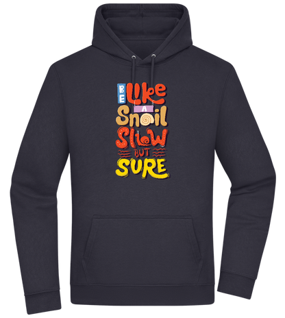 Slow but Sure Design - Premium Essential Unisex Hoodie_FRENCH NAVY_front