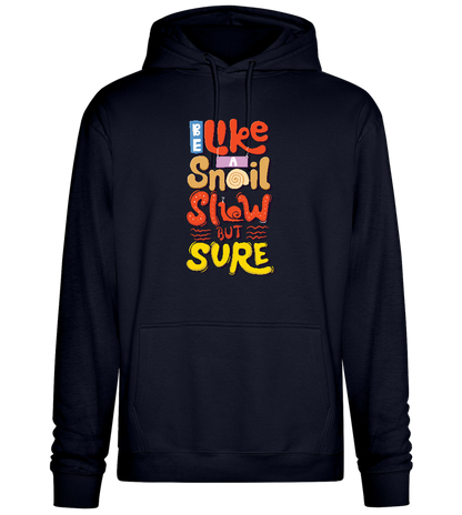 Slow but Sure Design - Premium Essential Unisex Hoodie_FRENCH NAVY_front