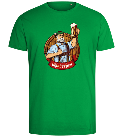 Oktoberfest Man Design - Comfort men's fitted t-shirt_MEADOW GREEN_front