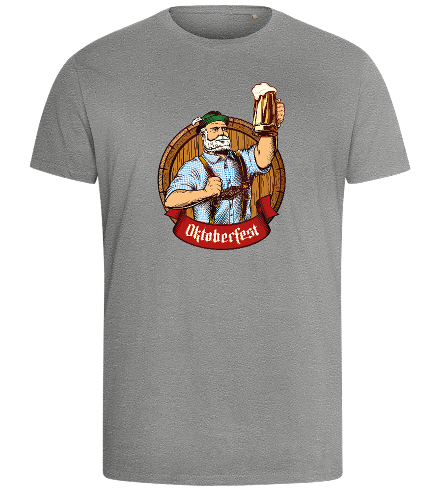 Oktoberfest Man Design - Comfort men's fitted t-shirt_ORION GREY_front