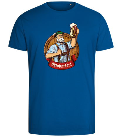 Oktoberfest Man Design - Comfort men's fitted t-shirt_ROYAL_front