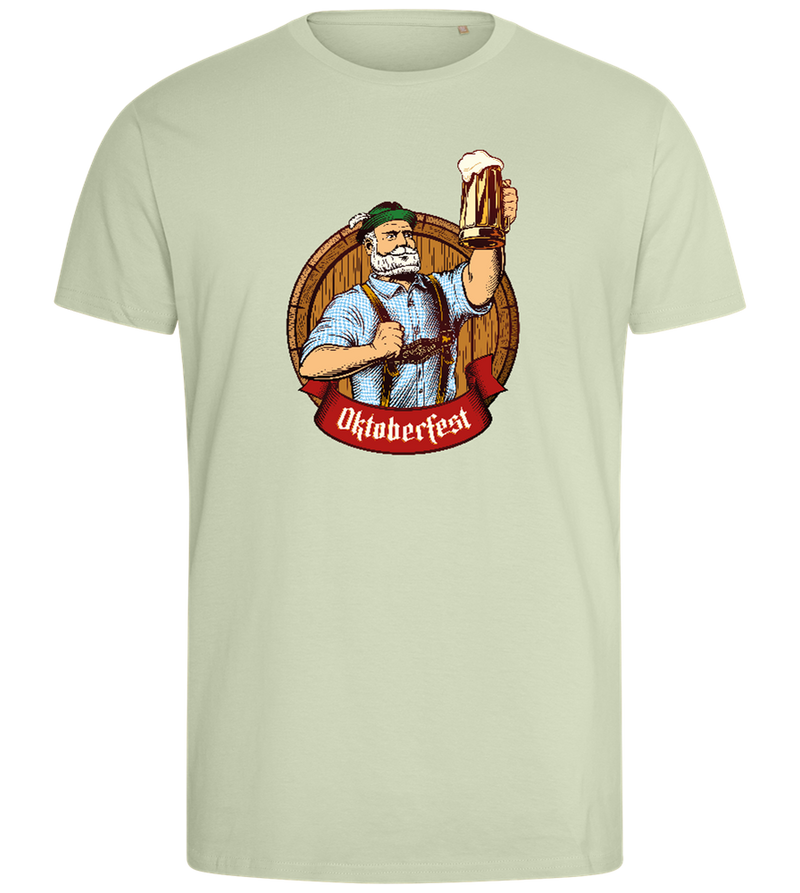 Oktoberfest Man Design - Comfort men's fitted t-shirt_SILESTONE_front