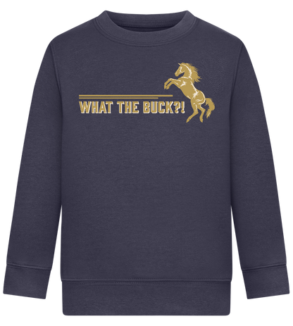 What The Buck Design - Comfort Kids Sweater_FRENCH NAVY_front