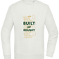 Built Not Bought Car Design - Comfort Essential Unisex Sweater_CREAMY GREEN_front