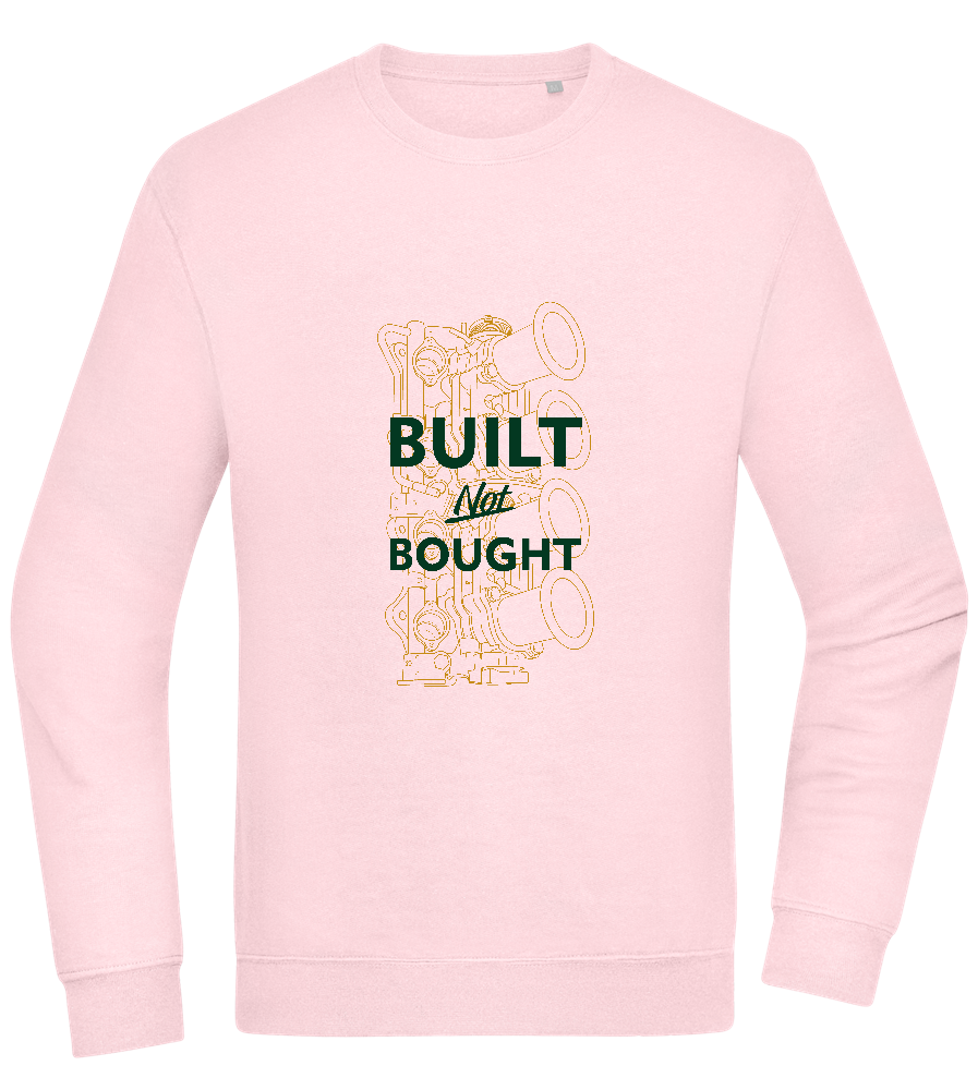 Built Not Bought Car Design - Comfort Essential Unisex Sweater_LIGHT PEACH ROSE_front