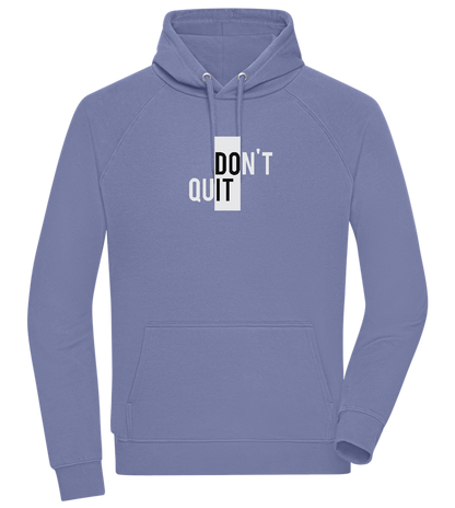 Dont Quit Do It Design - Comfort unisex hoodie_BLUE_front