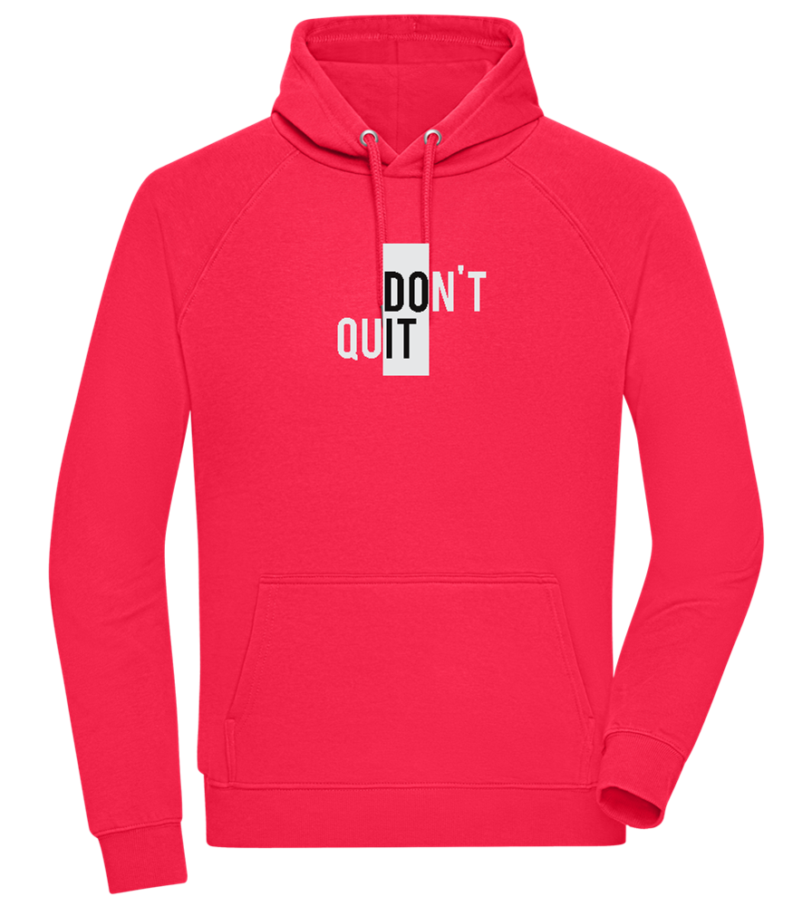 Dont Quit Do It Design - Comfort unisex hoodie_RED_front
