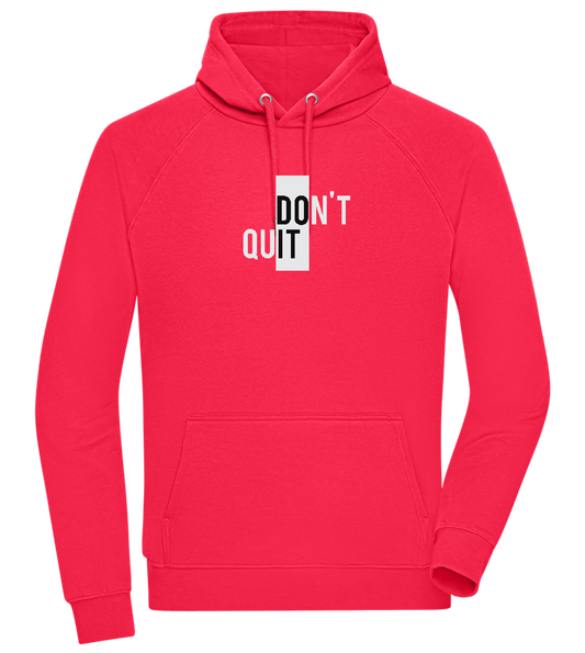 Dont Quit Do It Design - Comfort unisex hoodie_RED_front