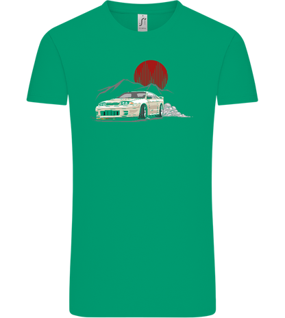 Skyline Car Design - Comfort Unisex T-Shirt_SPRING GREEN_front