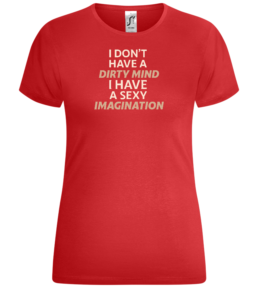 Sexy Imagination Design - Comfort women's t-shirt_RED_front