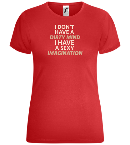 Sexy Imagination Design - Comfort women's t-shirt_RED_front