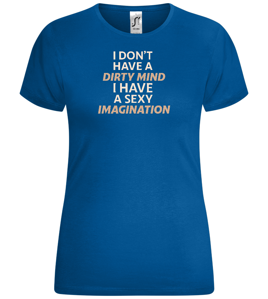 Sexy Imagination Design - Comfort women's t-shirt_ROYAL_front