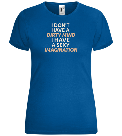 Sexy Imagination Design - Comfort women's t-shirt_ROYAL_front