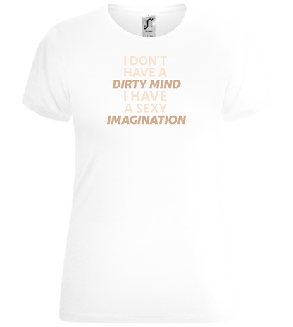 Sexy Imagination Design - Comfort women's t-shirt_WHITE_front