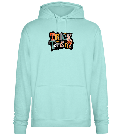 Spooky Trick or Treat Design - Premium Essential Unisex Hoodie_ARCTIC BLUE_front