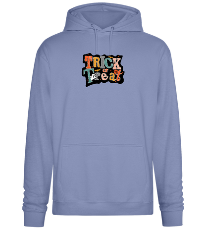 Spooky Trick or Treat Design - Premium Essential Unisex Hoodie_BLUE_front