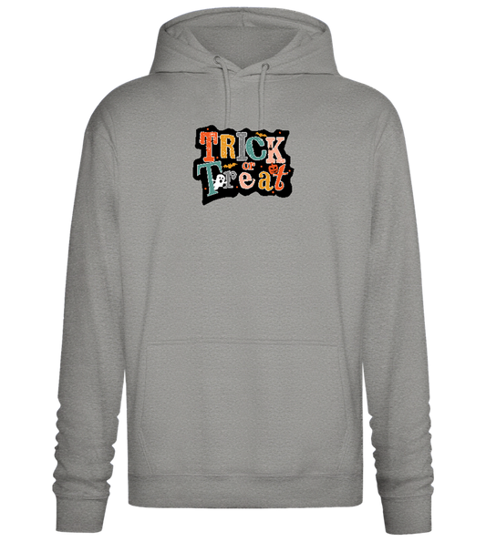 Spooky Trick or Treat Design - Premium Essential Unisex Hoodie_ORION GREY II_front