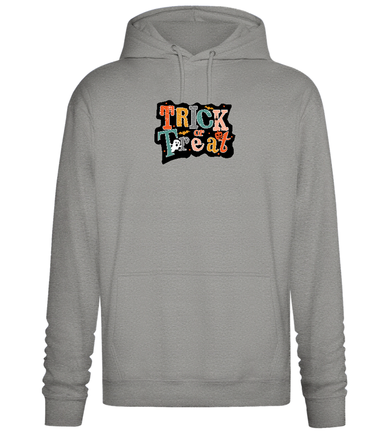 Spooky Trick or Treat Design - Premium Essential Unisex Hoodie_ORION GREY II_front