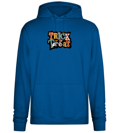 Spooky Trick or Treat Design - Premium Essential Unisex Hoodie_ROYAL_front