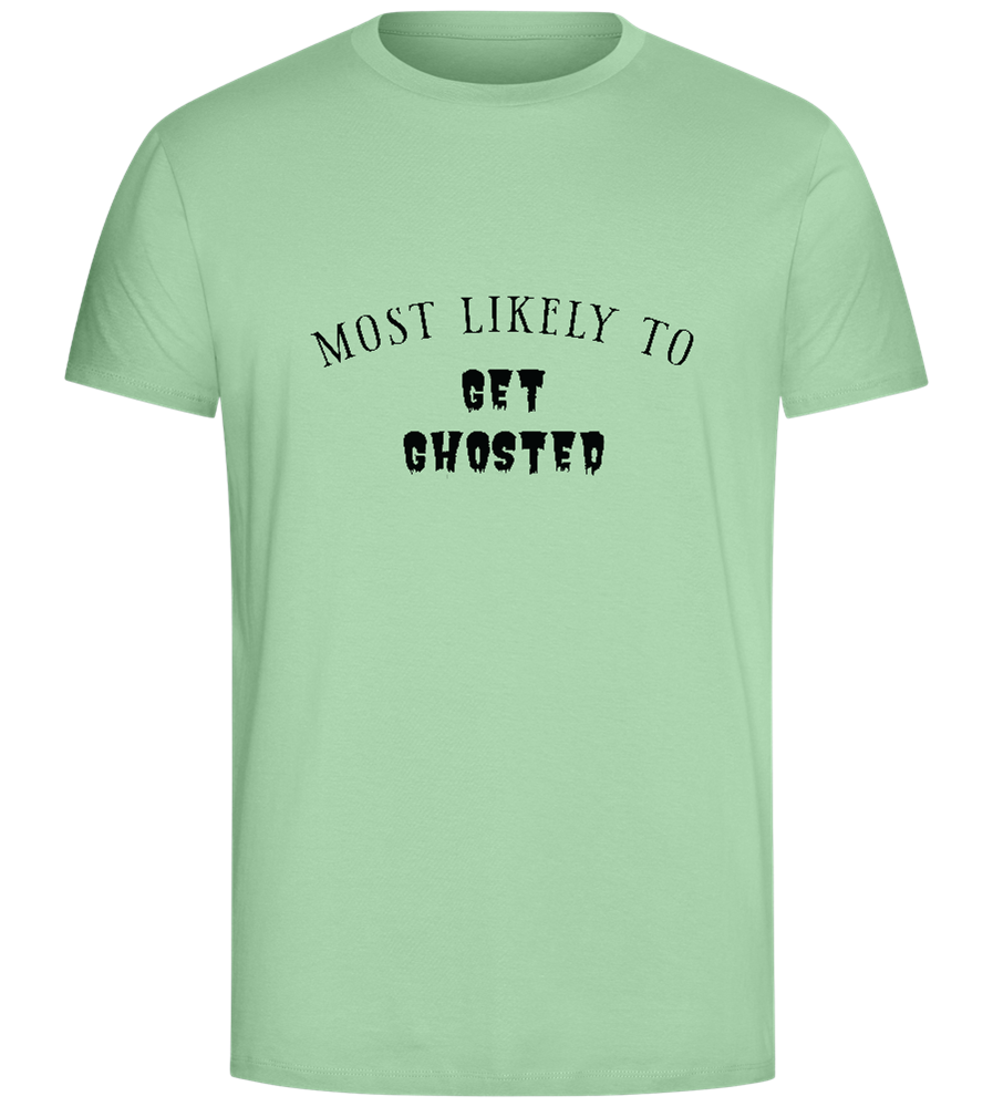 To Get Ghosted Design - Comfort Unisex T-Shirt_ICE GREEN_front