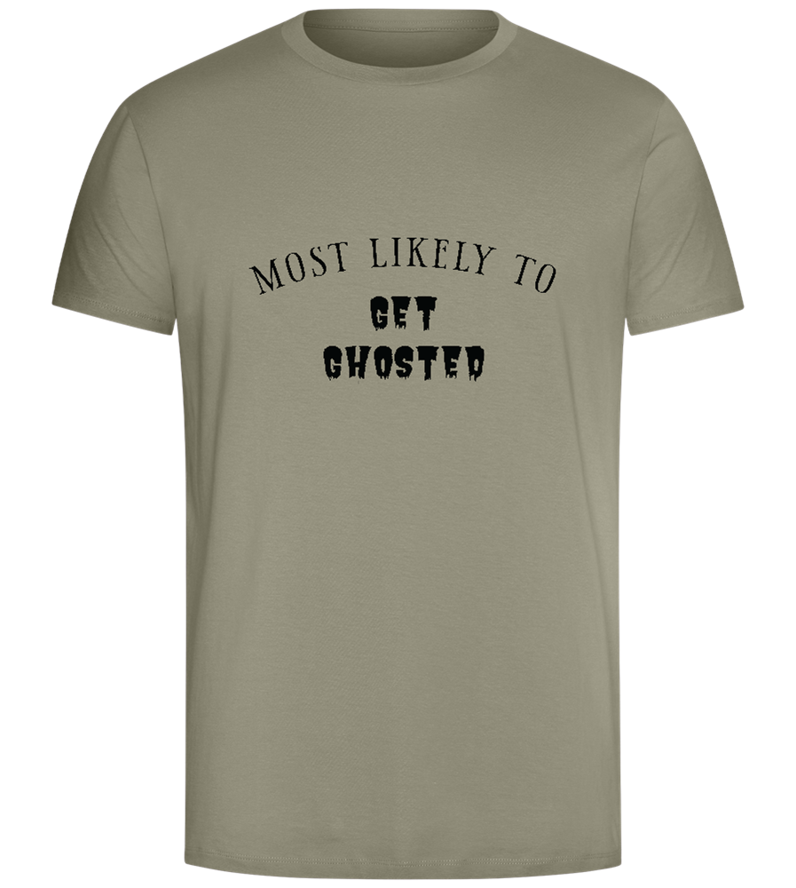 To Get Ghosted Design - Comfort Unisex T-Shirt_KHAKI_front