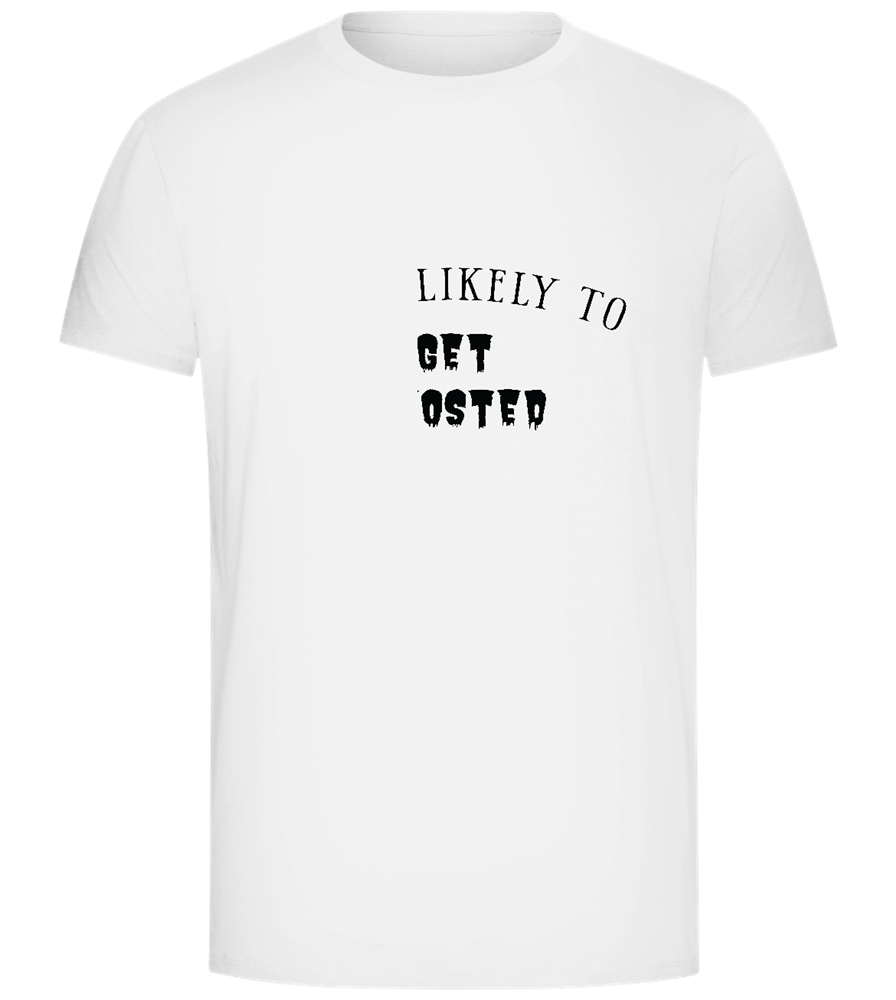 To Get Ghosted Design - Comfort Unisex T-Shirt_WHITE_front