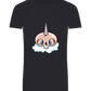 Unicorn Rainbow Design - Basic Unisex T-Shirt_FRENCH NAVY_front